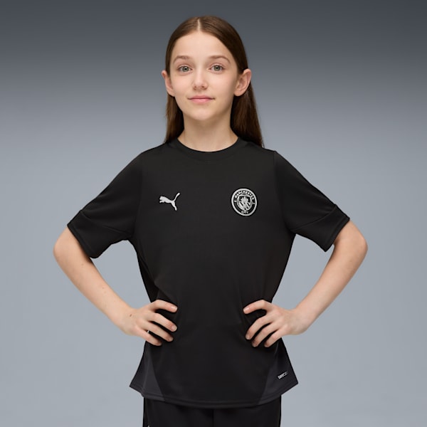 Manchester City Training Jersey Youth, PUMA Black-PUMA Silver, extralarge-GBR