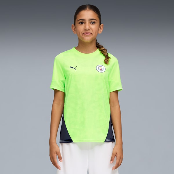 Manchester City Training Jersey Youth, Fizzy Apple-Blue Violet, extralarge-GBR
