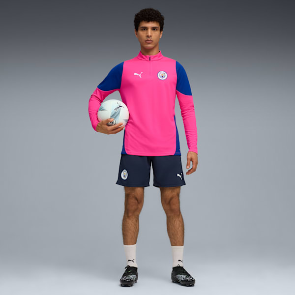 Manchester City Training Quarter-Zip Top Men, Fluro Pink Pes-Vivid Blue, extralarge-GBR