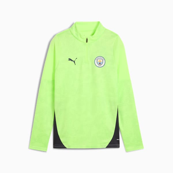 Manchester City Training Quarter-Zip Top Youth, Fizzy Apple-Blue Violet, extralarge-GBR