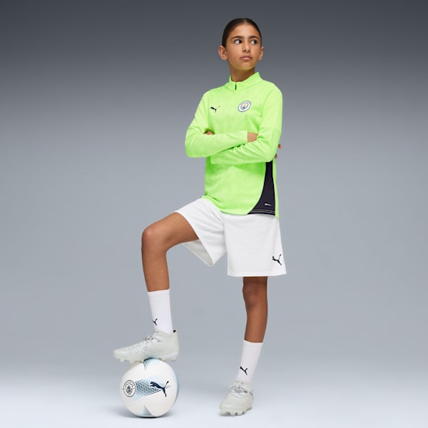 Manchester City Training Quarter-Zip Top Youth, Fizzy Apple-Blue Violet, extralarge-GBR
