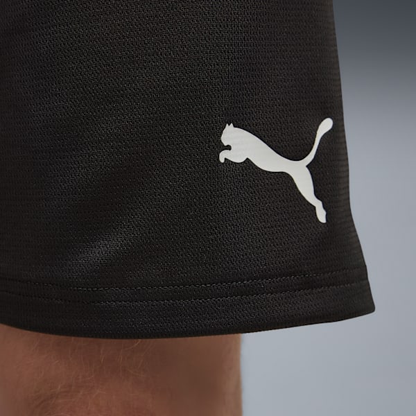 Manchester City Men's Slim Fit Football Shorts, PUMA Black-PUMA Silver, extralarge-IND