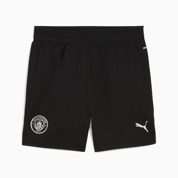 MCFC Traing Shorts Youth, PUMA Black-PUMA Silver, extralarge