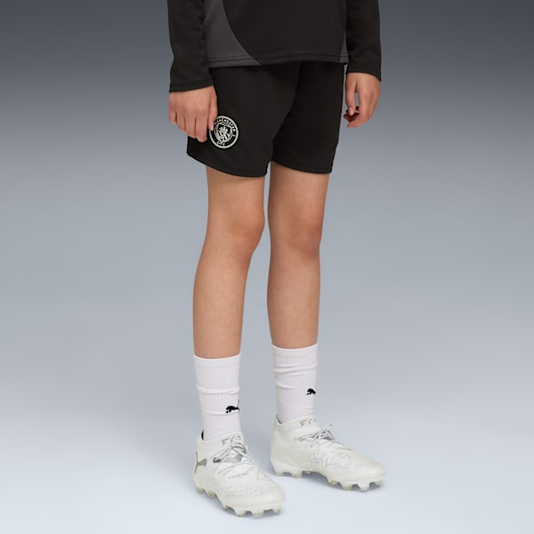 MCFC Traing Shorts Youth, PUMA Black-PUMA Silver, extralarge