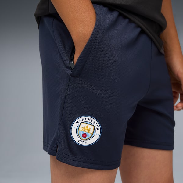 MCFC Traing Shorts Youth, Deep Navy, extralarge