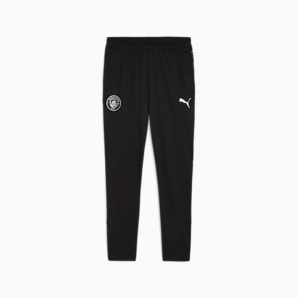 Manchester City Men's Slim Fit Training Pants, PUMA Black-PUMA Silver, extralarge-IND