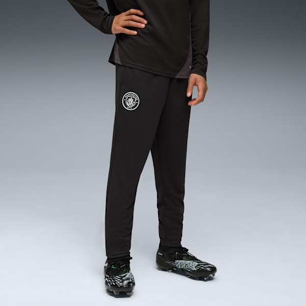 Manchester City Training Pants Youth, PUMA Black-PUMA Silver, extralarge-GBR