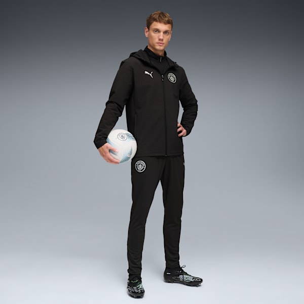 Manchester City Softshell Men’s Full Zip Training Jacket, PUMA Black-PUMA Silver, extralarge-IND