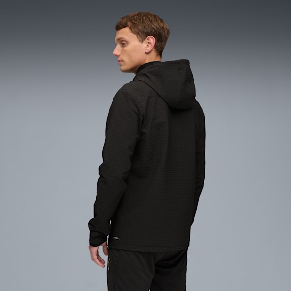 Manchester City Softshell Men’s Full Zip Training Jacket, PUMA Black-PUMA Silver, extralarge-IND