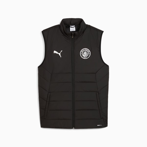 Manchester City Training Gilet Men, PUMA Black-PUMA Silver, extralarge-GBR