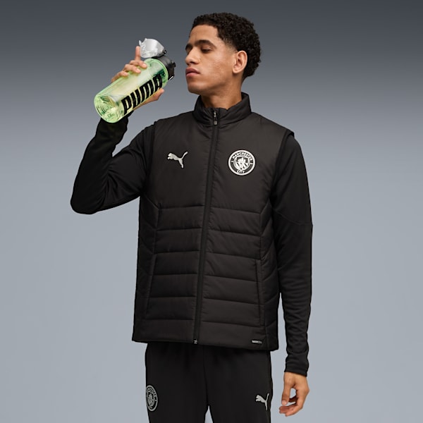 Manchester City Training Gilet Men, PUMA Black-PUMA Silver, extralarge-GBR