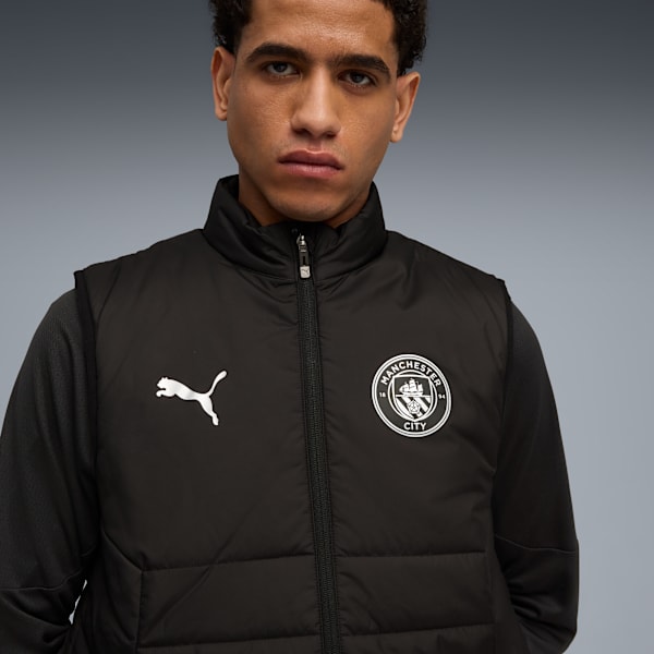 Manchester City Training Gilet Men, PUMA Black-PUMA Silver, extralarge-GBR