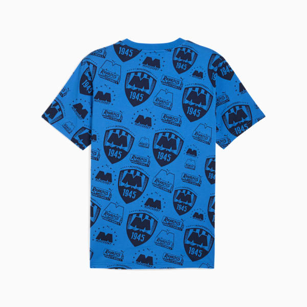 CF Monterrey FtblCulture All-Over Print Tee Men, Blue Intense-PUMA Navy, extralarge