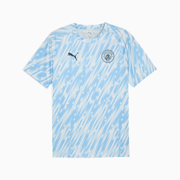 Manchester City Pre-match Jersey Men, Silver Sky, extralarge
