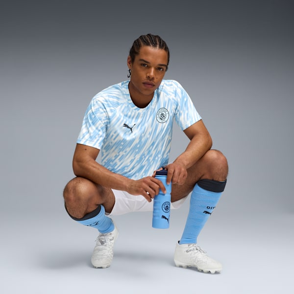 Manchester City Pre-match Jersey Men, Silver Sky, extralarge