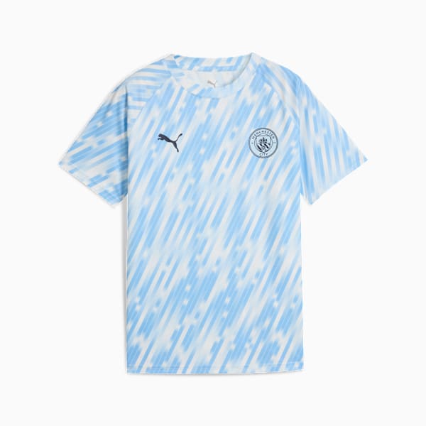 Manchester City Pre-match Jersey Big Kids, Silver Sky, extralarge