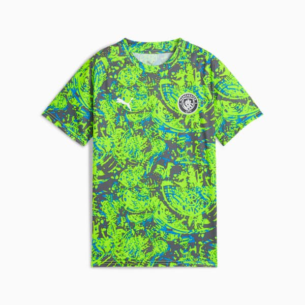 Manchester City Pre-match Jersey Big Kids, Pro Green-Hyperlink Blue, extralarge