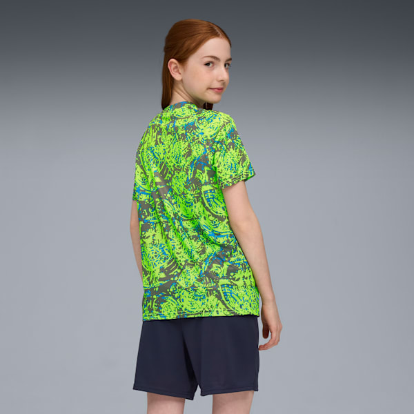 Jersey pre-partido juvenil Manchester City, Pro Green-Hyperlink Blue, extralarge