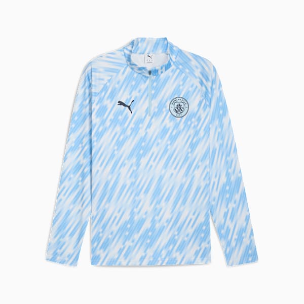 Manchester City Pre-match Quarter-Zip Top Men, Silver Sky, extralarge-GBR