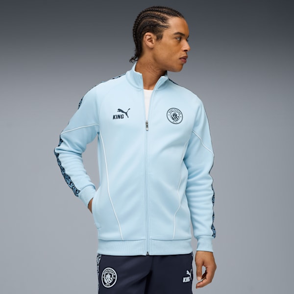 Manchester City KING Anthem Jacket Men, Silver Sky-Deep Navy, extralarge