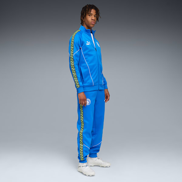 Chamarra Manchester City KING Anthem para hombre, Hyperlink Blue-Pro Green, extralarge