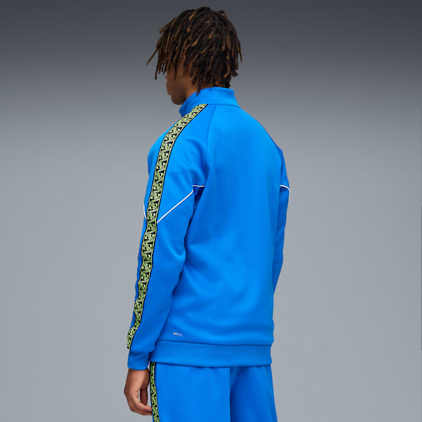 Chamarra Manchester City KING Anthem para hombre, Hyperlink Blue-Pro Green, extralarge