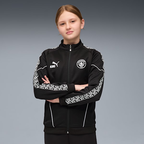 Manchester City KING Anthem Jacket Youth, PUMA Black, extralarge-GBR