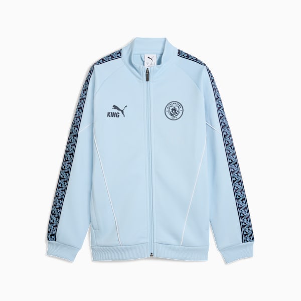 Manchester City KING Anthem Jacket Big Kids, Silver Sky-Deep Navy, extralarge