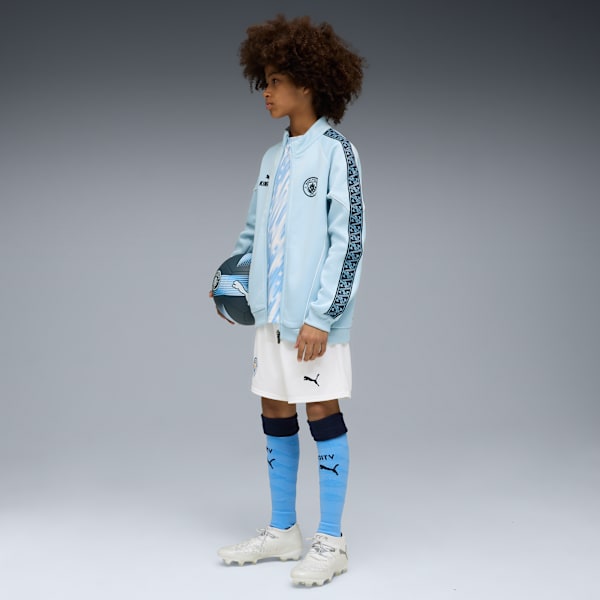 Manchester City KING Anthem Jacket Big Kids, Silver Sky-Deep Navy, extralarge