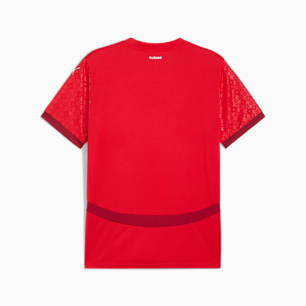 Switzerland Women's Team 2025 Home Jersey Men, PUMA Red-Dark Crimson, extralarge