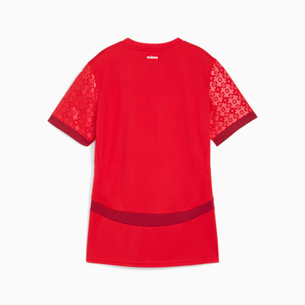 Switzerland Women's Team 2025 Home Jersey Women, PUMA Red-Dark Crimson, extralarge-GBR