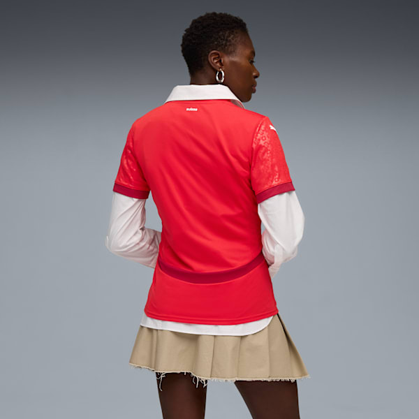 Switzerland Women's Team 2025 Home Jersey Women, PUMA Red-Dark Crimson, extralarge-GBR