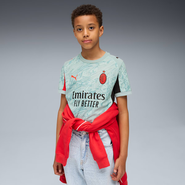 AC Milan 25/26 Goalkeeper Jersey Youth, Modern Mint-For All Time Red, extralarge-GBR
