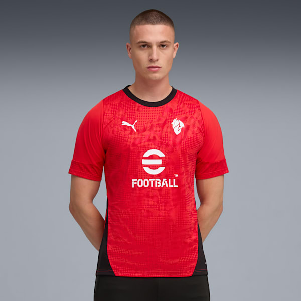 AC Milan Training Jersey Men, For All Time Red-PUMA Black, extralarge
