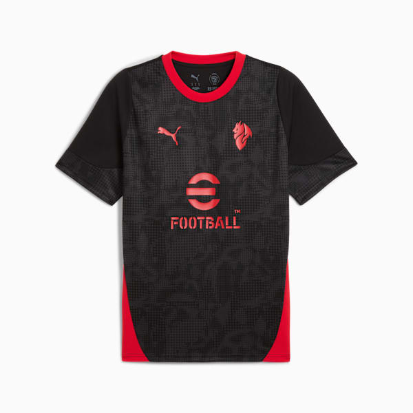 AC Milan Training Jersey Men, PUMA Black-For All Time Red, extralarge