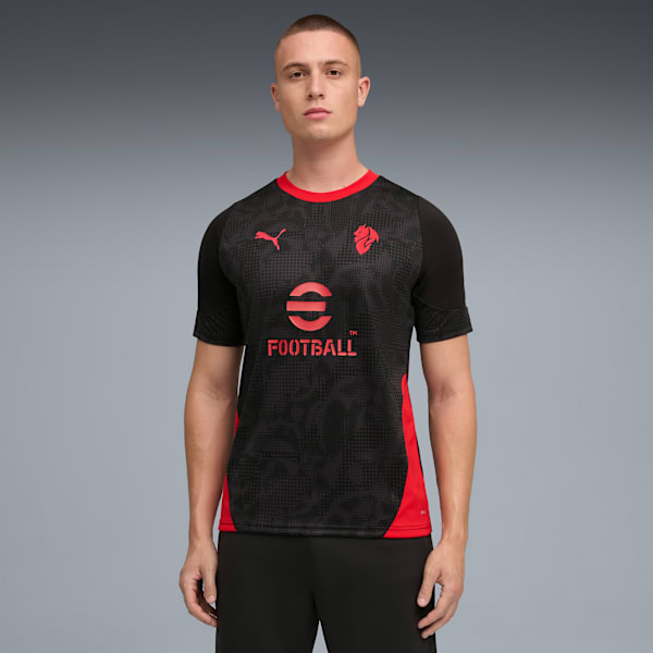AC Milan Training Jersey Men, PUMA Black-For All Time Red, extralarge