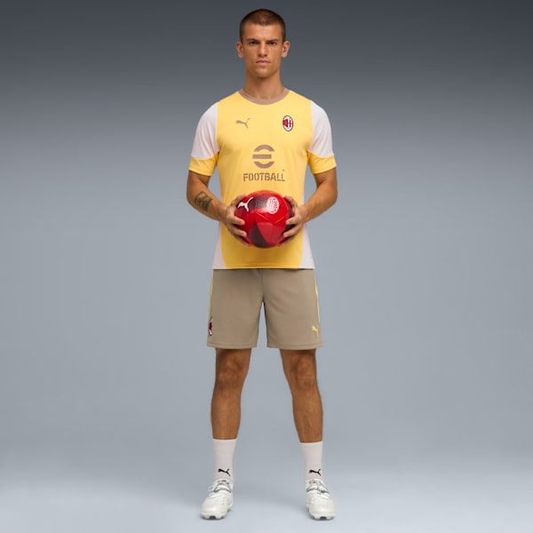 AC Milan Training Jersey Men, Sunny Yellow-Velvet Moss, extralarge
