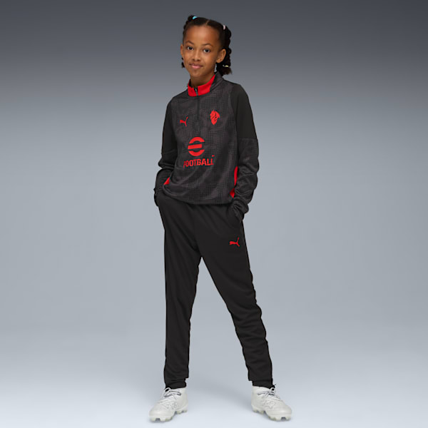 AC Milan Training Quarter-Zip Top Youth, PUMA Black-For All Time Red, extralarge-GBR