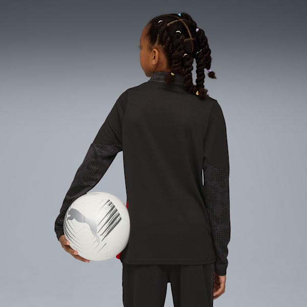 AC Milan Training Quarter-Zip Top Youth, PUMA Black-For All Time Red, extralarge-GBR