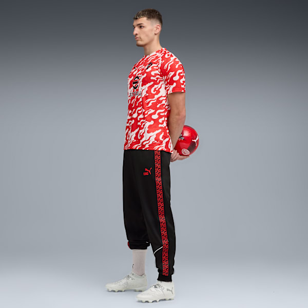 AC Milan Pre-match Jersey Men, PUMA White-For All Time Red, extralarge