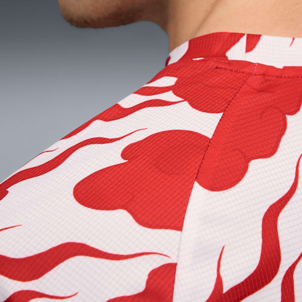 AC Milan Pre-match Jersey Men, PUMA White-For All Time Red, extralarge