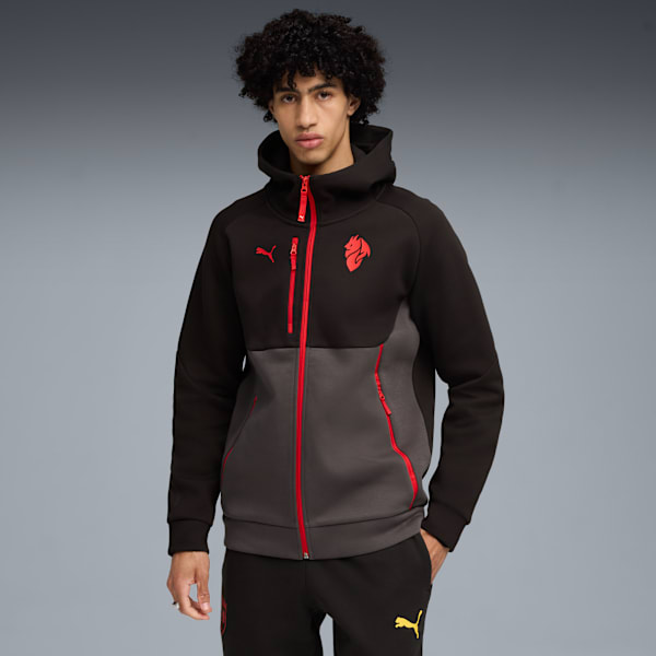AC Milan PUMATECH Full-Zip Hoodie Men, PUMA Black-For All Time Red, extralarge-GBR