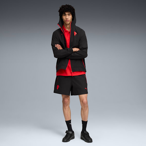 AC Milan PUMATECH Woven Jacket Men, PUMA Black-For All Time Red, extralarge-GBR