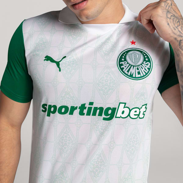 Palmeiras Torcedor Away Jsy 25 Men, PUMA White, extralarge