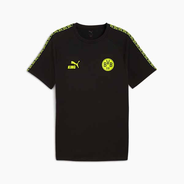 BVB KING Football Tee Men, PUMA Black-Yellow Alert, extralarge
