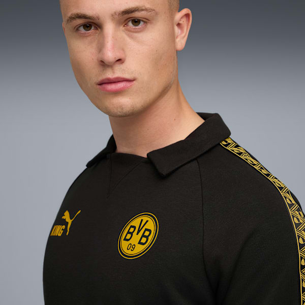 Borussia Dortmund KING Drill Top Men, PUMA Black-Yellow Sizzle, extralarge