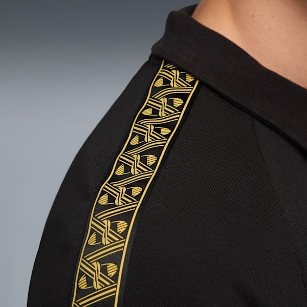 BVB King Men's Soccer Drill Top, PUMA Black-Yellow Sizzle, extralarge