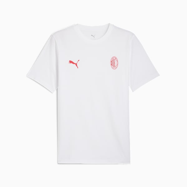 AC Milan FtblEssentials Tee Men, PUMA White-For All Time Red, extralarge