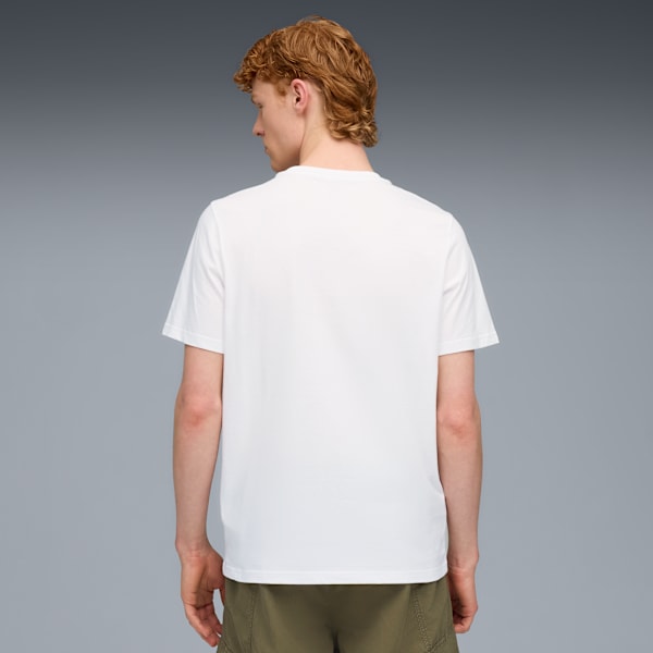 AC Milan FtblEssentials Tee Men, PUMA White-For All Time Red, extralarge