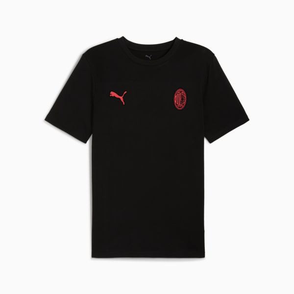 AC Milan FtblEssentials Tee Men, PUMA Black-For All Time Red, extralarge